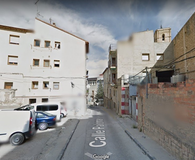 calle palomar de Alcañiz(Foto de Google Maps)
