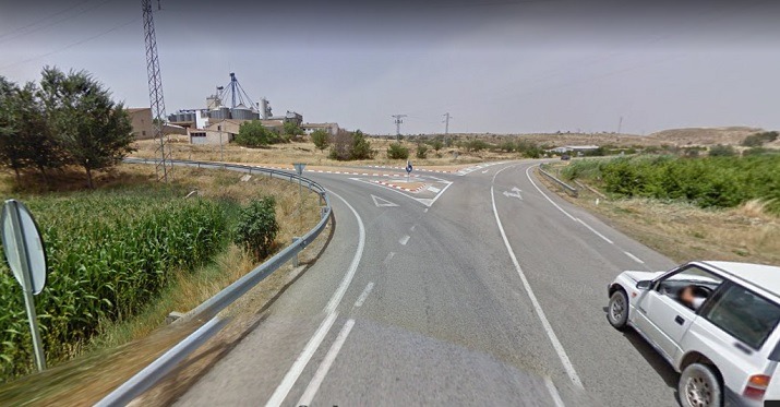 La imagen de Google Maps muestra el cruce donde se ha producido el accidente